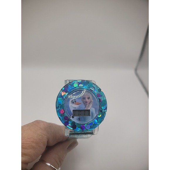 Disney Other - Disney Frozen Elsa Olaf Quartz Digital Watch New Battery Kids Movie Animated
